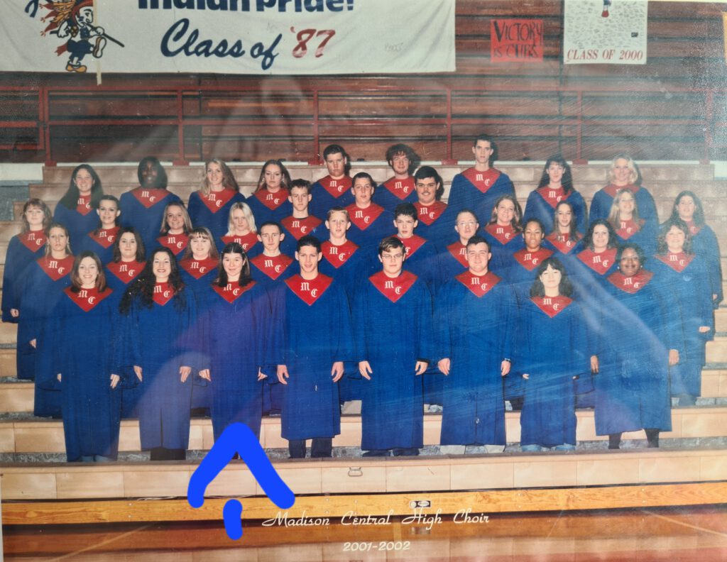 Der Schulchor der Medison Central High School Jahrgang 2001 - 2002